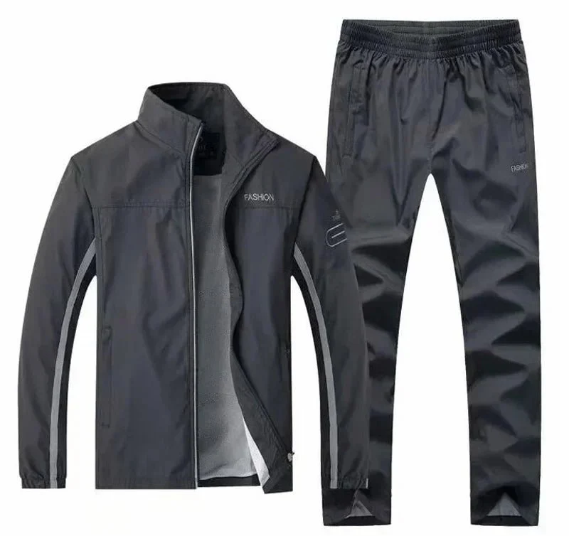 Sportanzug-Set für Herren – Joggingjacke und Trainingshose für den Herbst