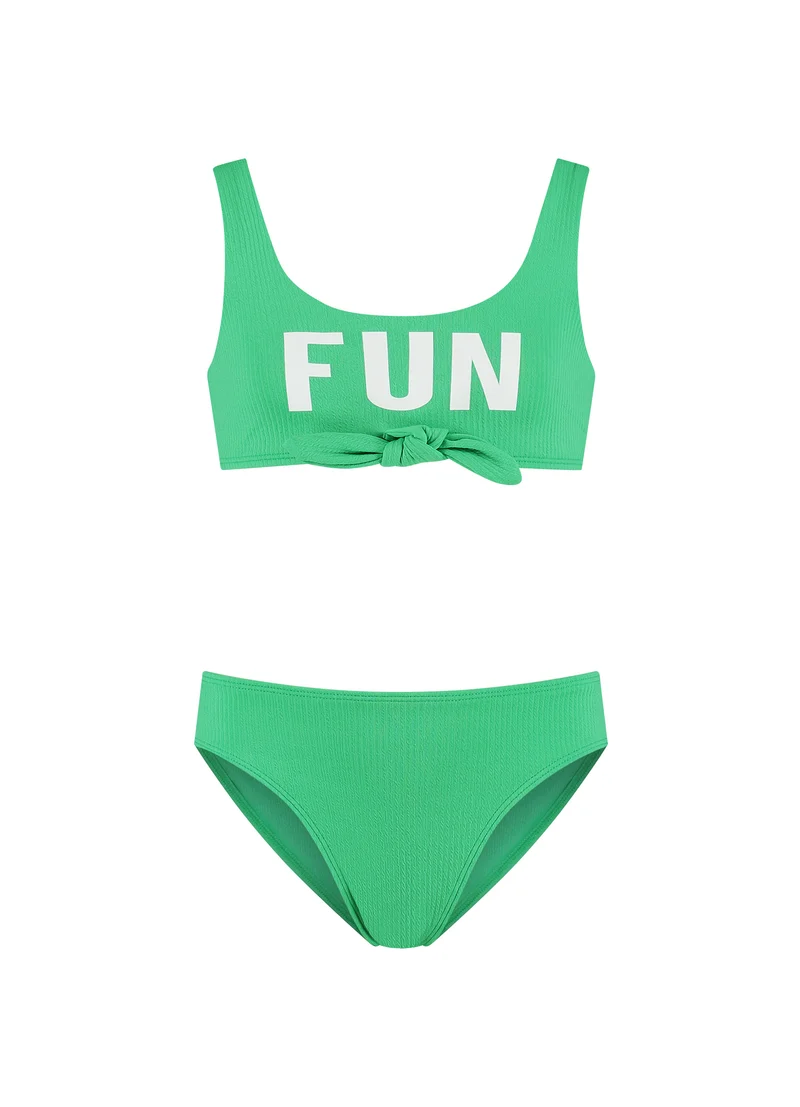 Kids Spring Green sporty bikiniset