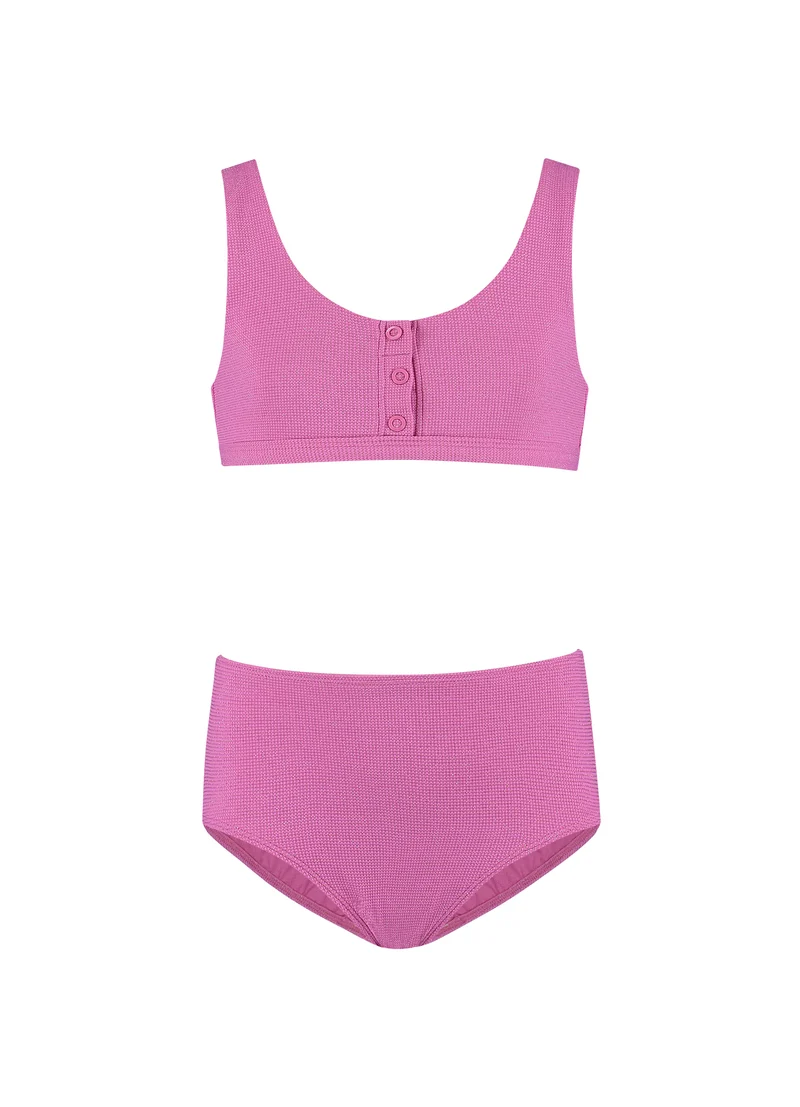 Kids Pink Shimmer sporty bikiniset
