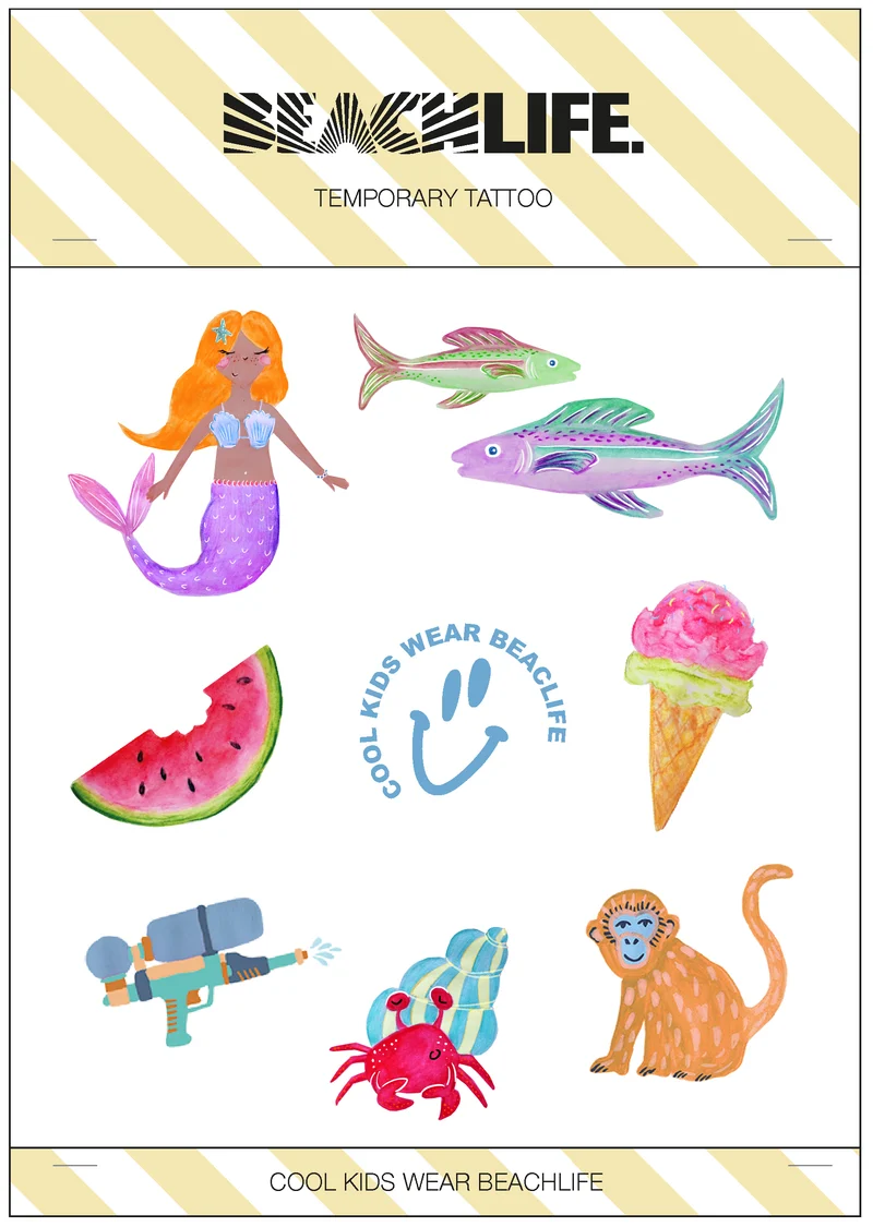 Kids plaktattoo's