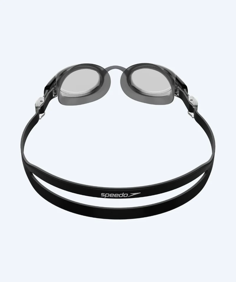 Speedo Schwimmbrille für Freizeitschwimmer - Mariner Pro - Schwarz (Smoke Scheiben)