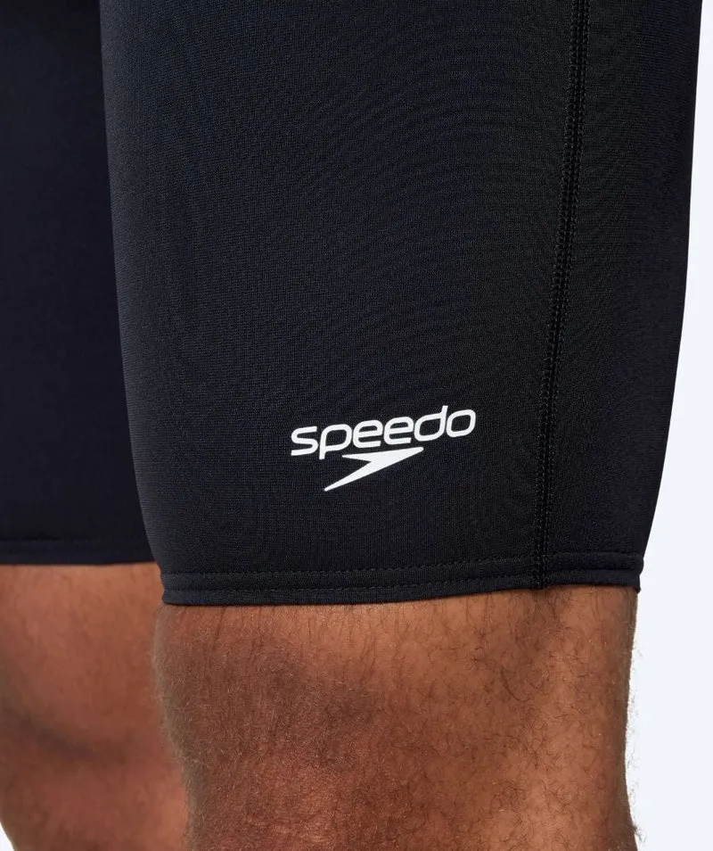 Speedo lange Badehose für Herren - Endurance Logo - Schwarz
