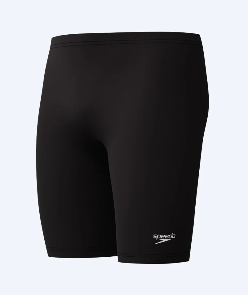 Speedo lange Badehose für Herren - Endurance Logo - Schwarz