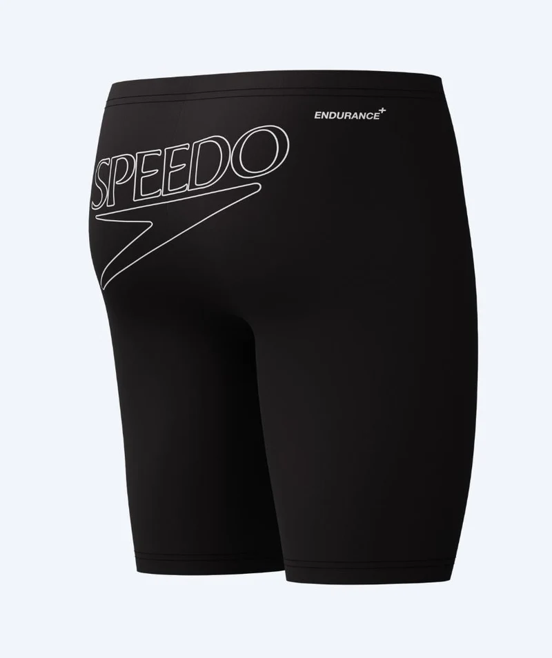 Speedo lange Badehose für Herren - Endurance Logo - Schwarz
