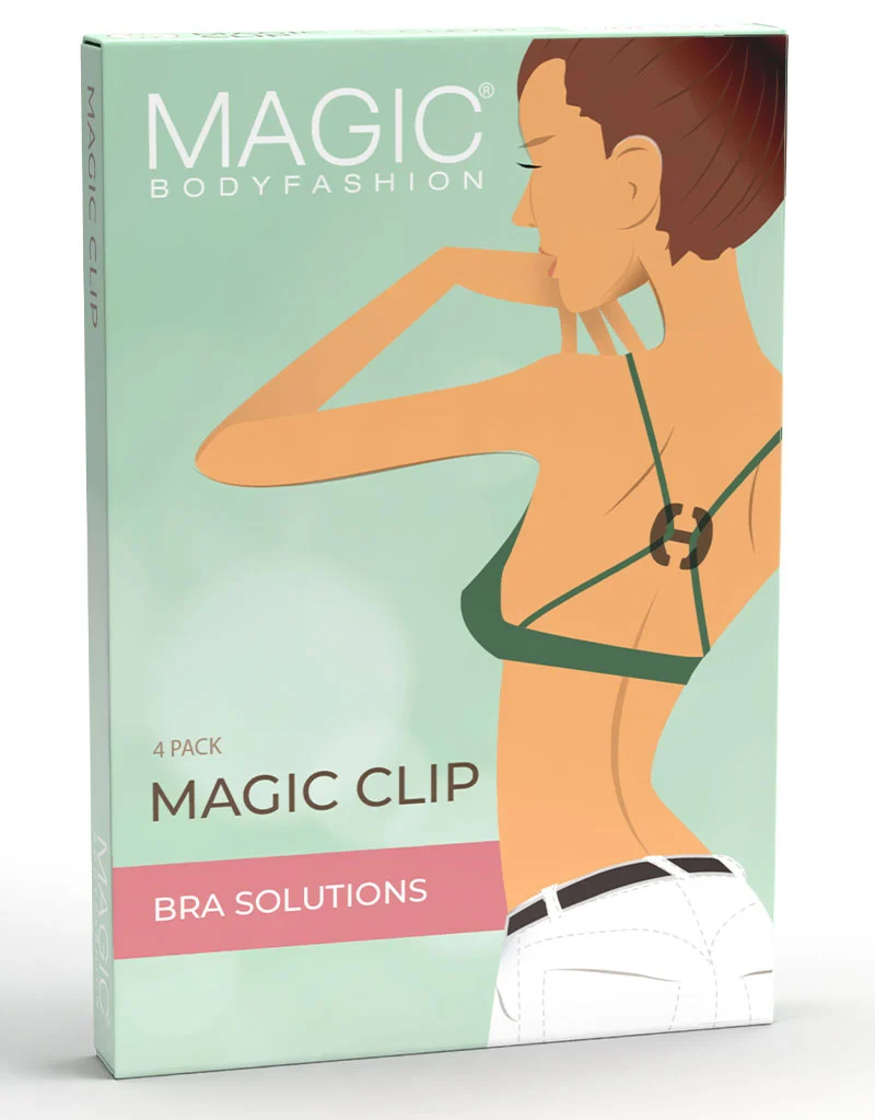 Magic Clip 4 Pack Assorted Black/Clear