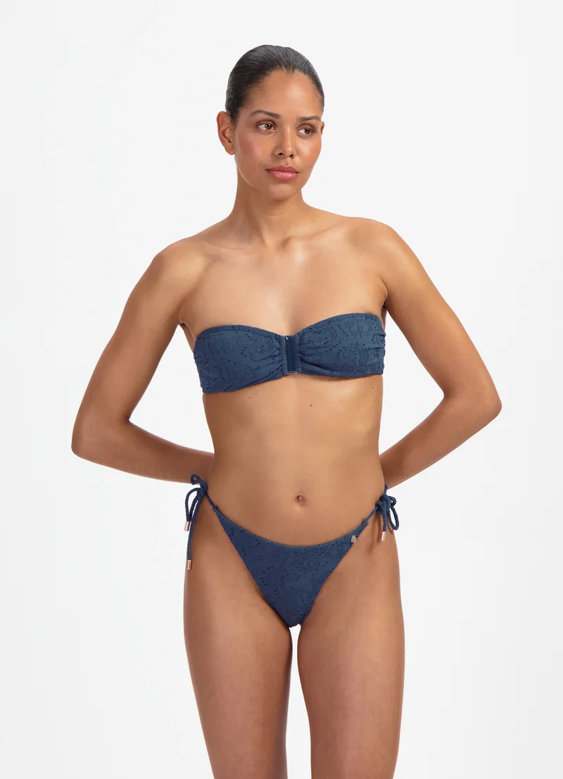 Nightsky Embroidery bandeau bikinitop