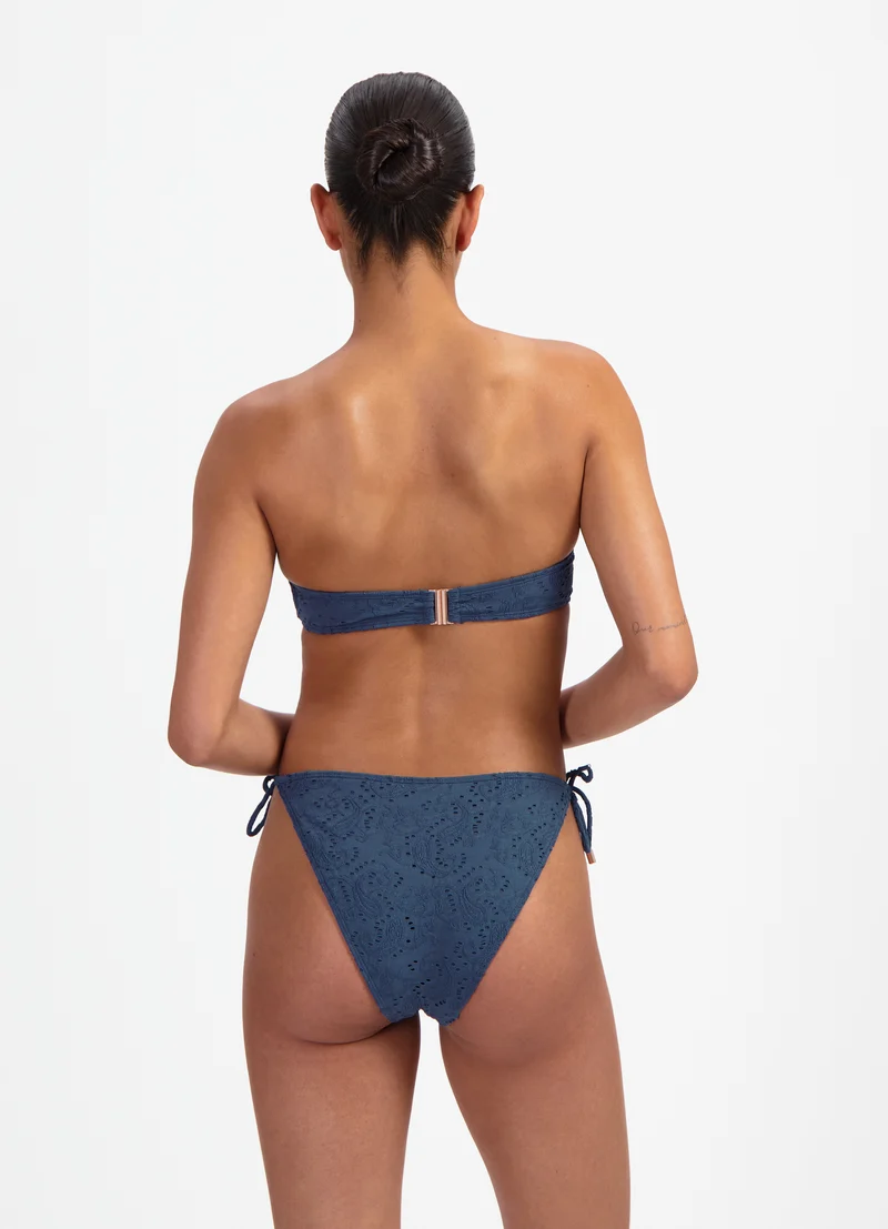 Nightsky Embroidery bandeau bikinitop