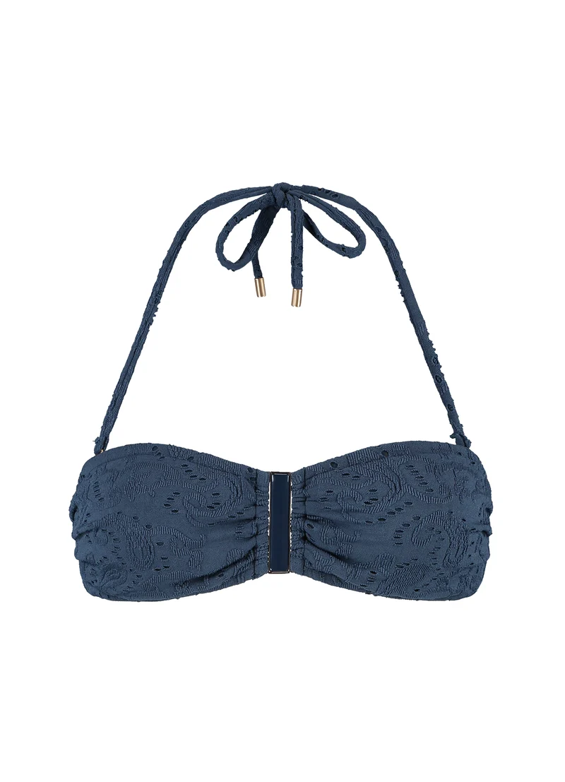 Nightsky Embroidery bandeau bikinitop
