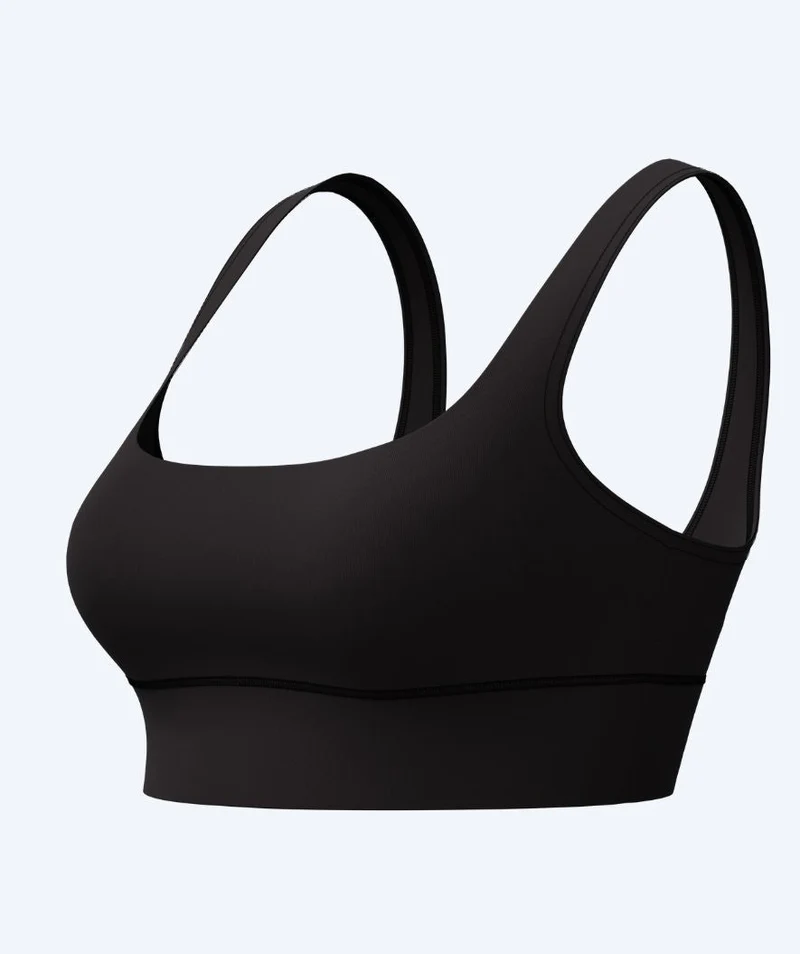 Speedo Bikini Oberteil für Damen - Solid Square Neck - Schwarz