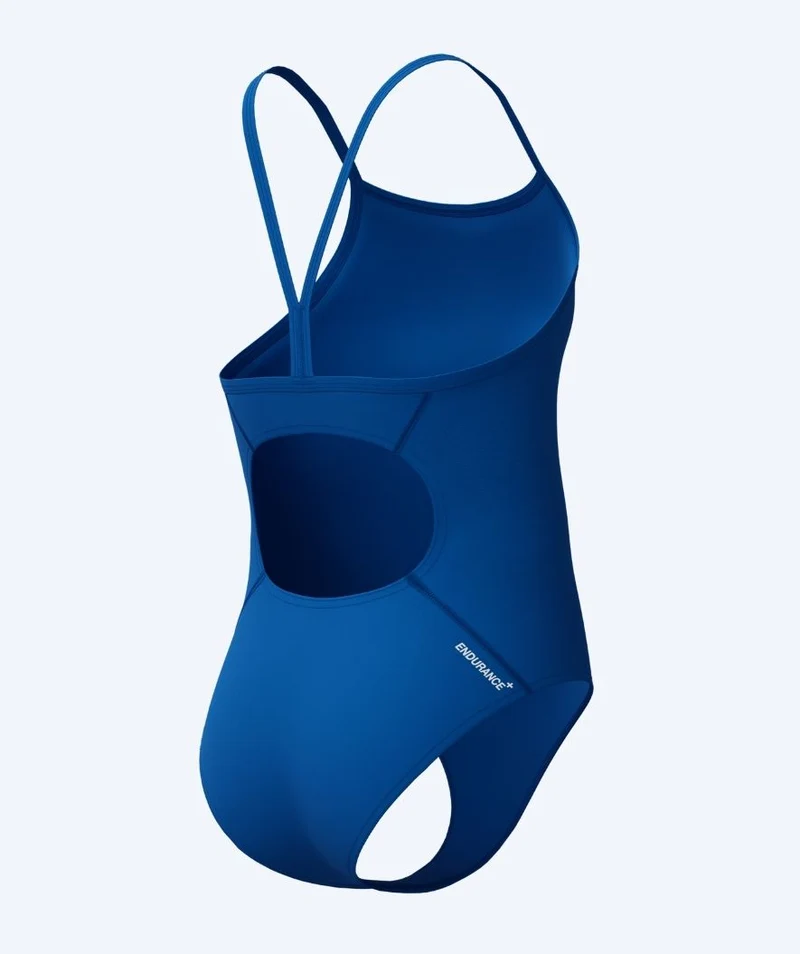 Speedo Badeanzug für Mädchen - Endurance Logo Thinstrap - Blau