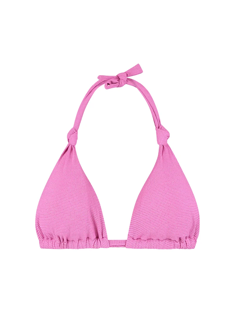 Pink Shimmer triangel bikinitop