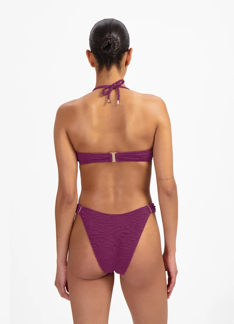 Bright Plum high leg bikinibroekje
