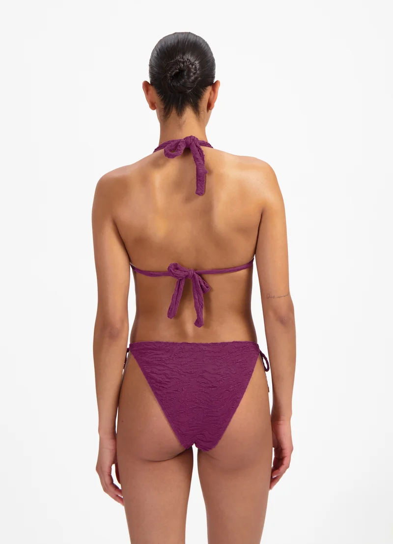 Bright Plum triangel bikinitop
