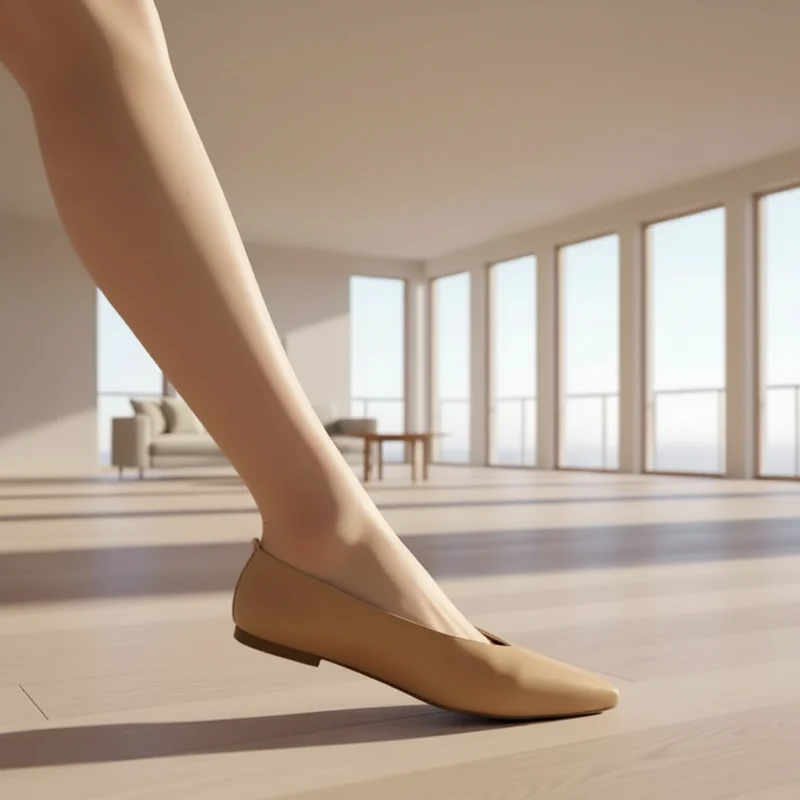Große, flache Damen-Bootsschuhe aus Leder für Komfort und Stil
