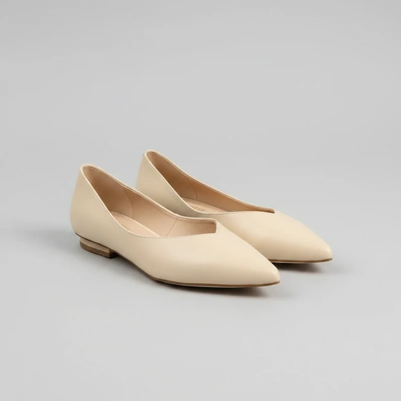 Große, flache Damen-Bootsschuhe aus Leder für Komfort und Stil