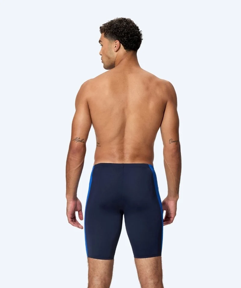 Speedo lange Badehose für Herren - Solid Splice - Dunkelblau/Hellblau
