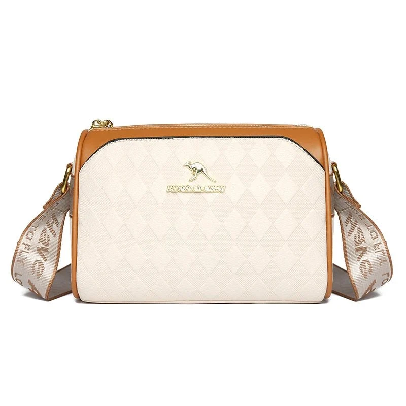 Luxuriöse Handtaschen für Damen – Designer-Umhängetaschen, Schultertaschen aus weichem PU-Leder, Clutch mit drei Fächern