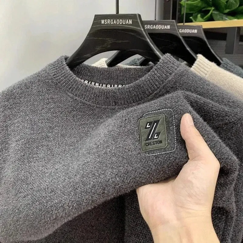 Herren-Strickpullover mit Fleecefutter – Gemütlicher Komfort für Herbst und Winter