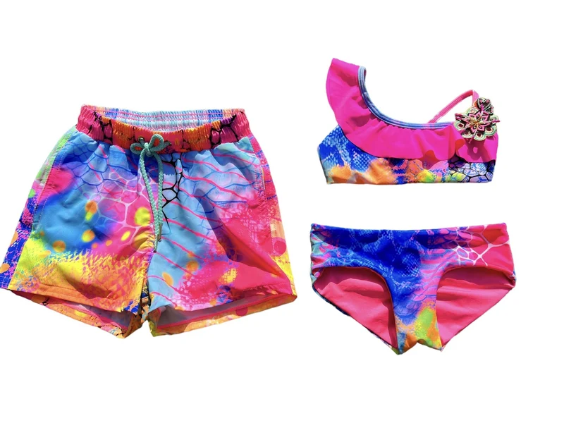 Fili Jongens Zwembroekje - Tropical Matching Badmode