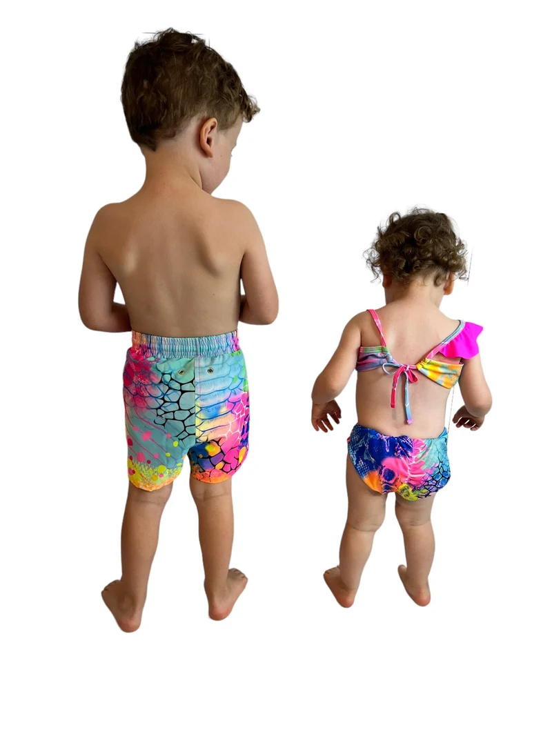 Fili Jongens Zwembroekje - Tropical Matching Badmode
