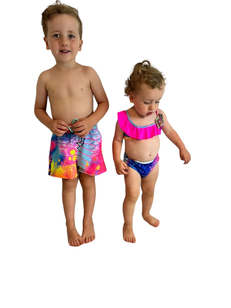 Fili Jongens Zwembroekje - Tropical Matching Badmode