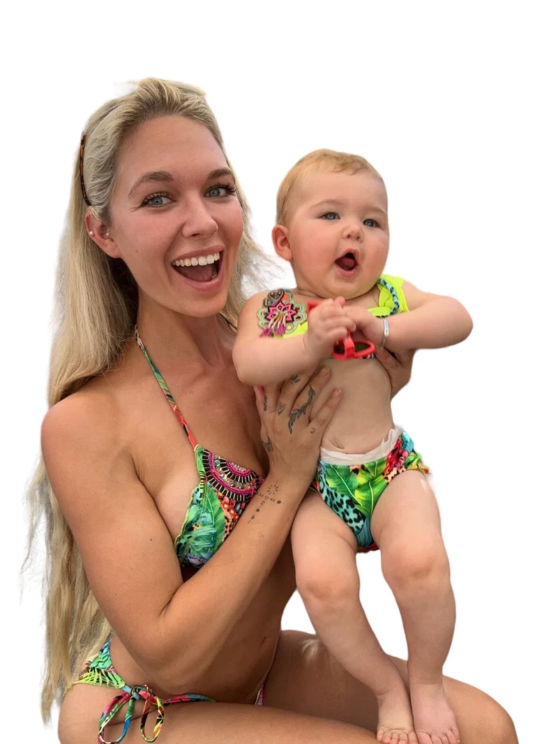 Tropical Meisjes Bikini - Zomerse Kinder Badmode