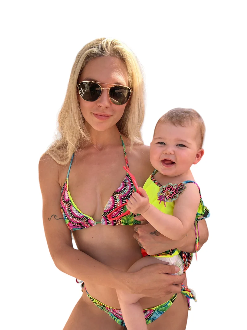 Tropical Meisjes Bikini - Zomerse Kinder Badmode