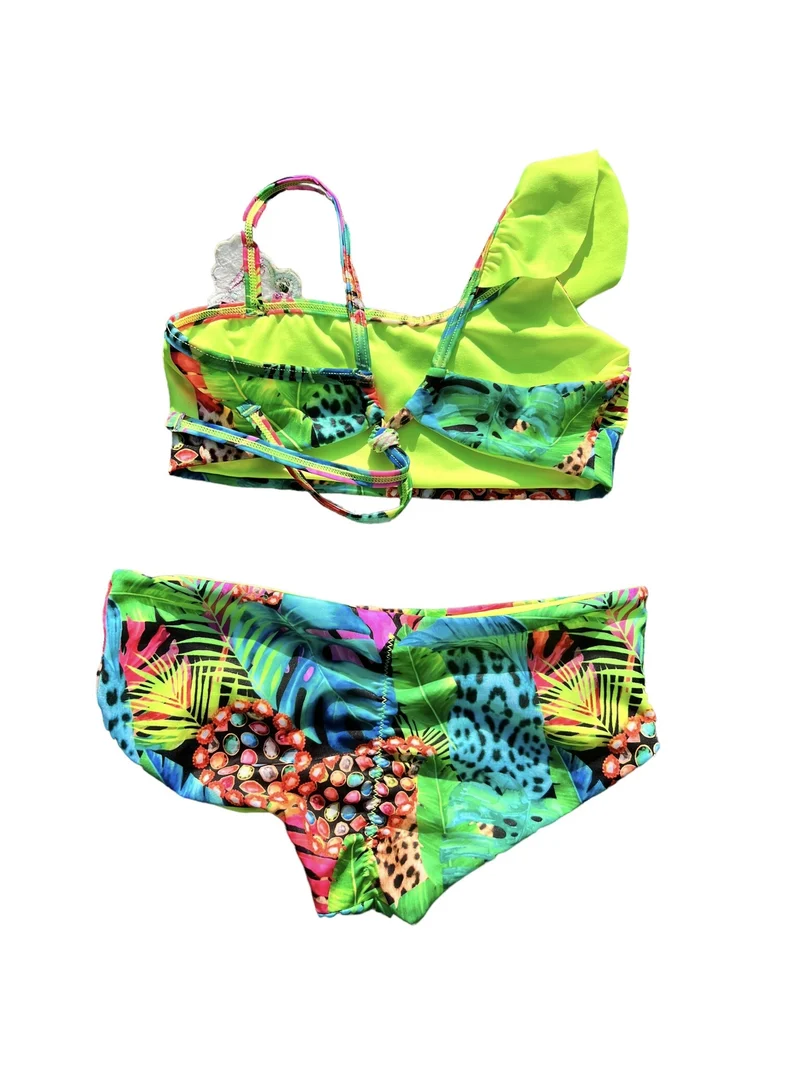 Tropical Meisjes Bikini - Zomerse Kinder Badmode
