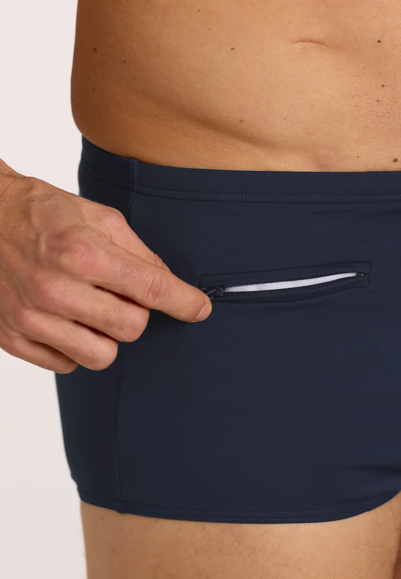 Solid Swim Trunks