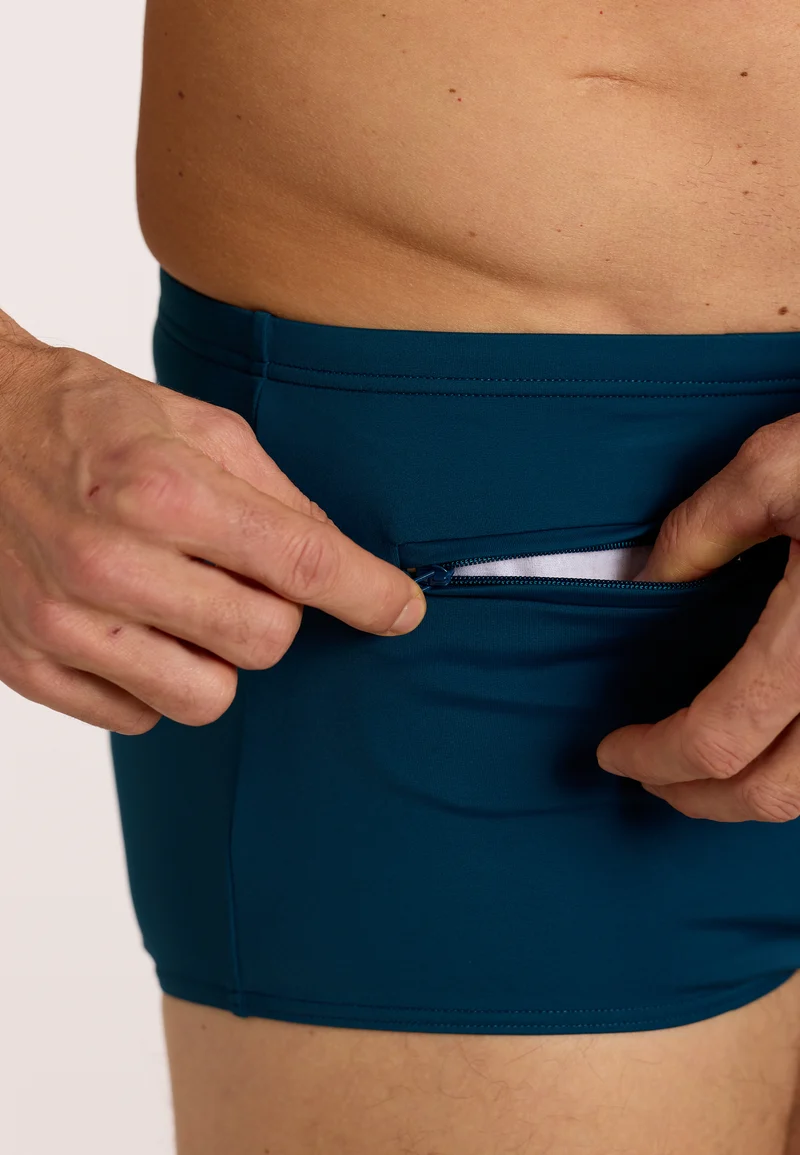 Solid Swim Trunks