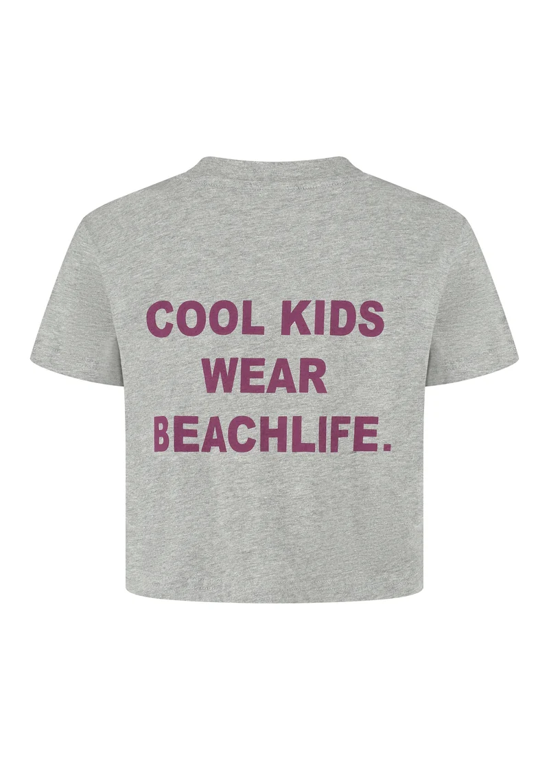 Kids Orchid Stripe t-shirt