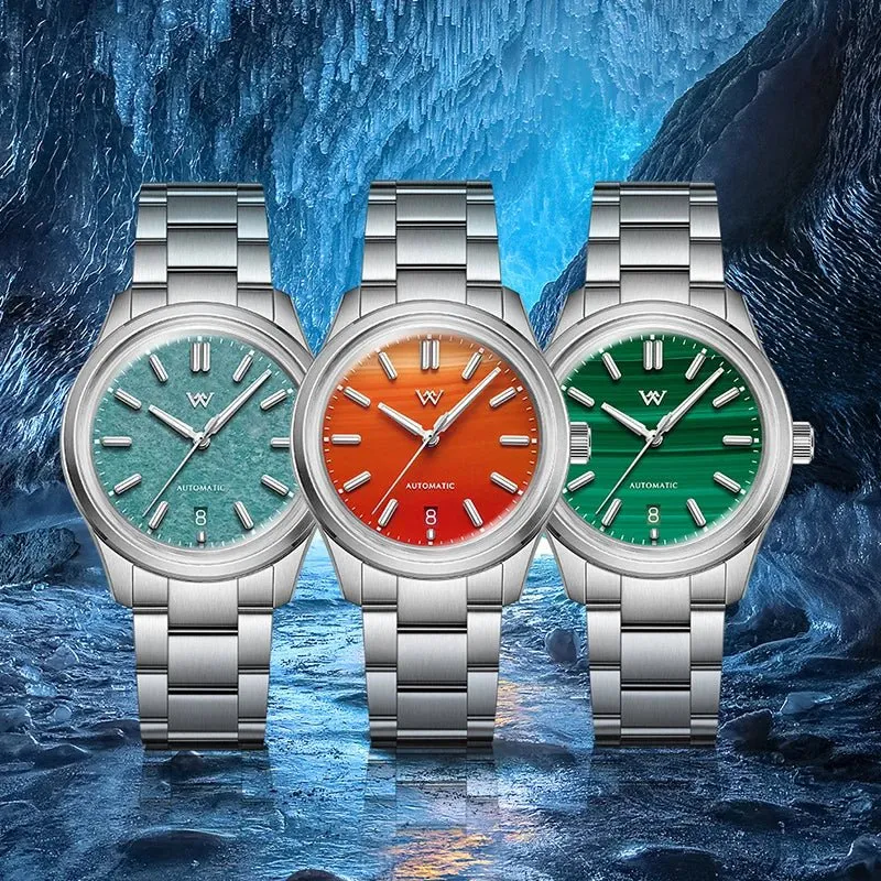 WM Gemstone Series NH35 Uhr - Automatische mechanische Uhr mit AR-beschichtetem Saphirglas WM225