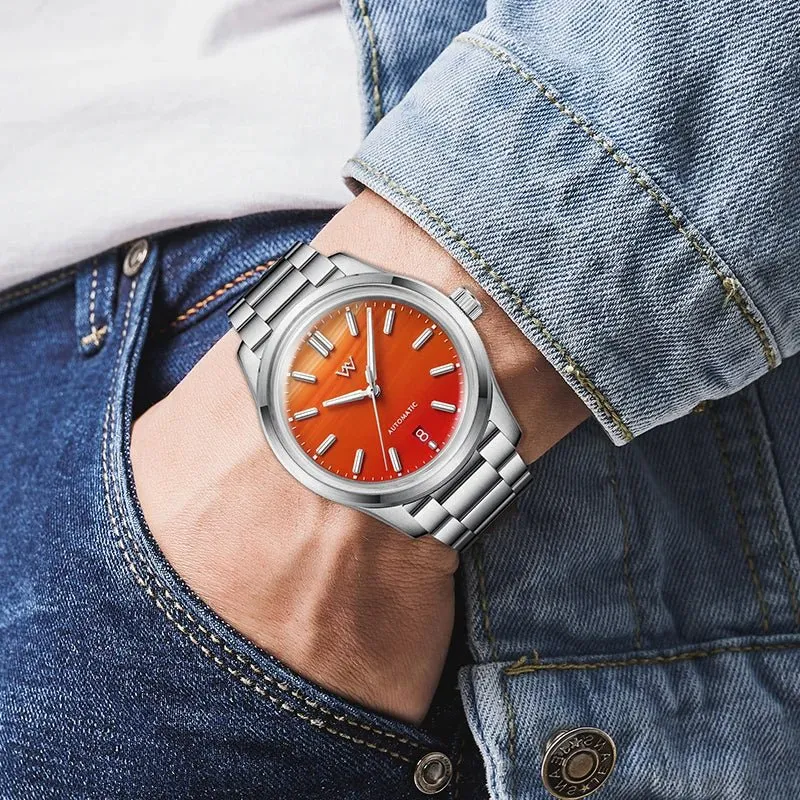 WM Gemstone Series NH35 Uhr - Automatische mechanische Uhr mit AR-beschichtetem Saphirglas WM225