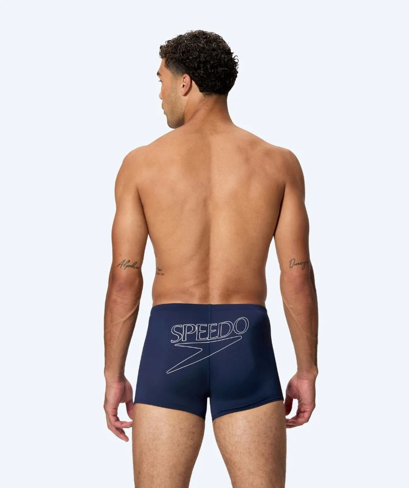 Speedo Aquashorts für Herren - Endurance Logo - Dunkelblau