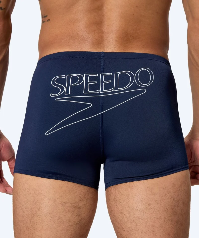 Speedo Aquashorts für Herren - Endurance Logo - Dunkelblau