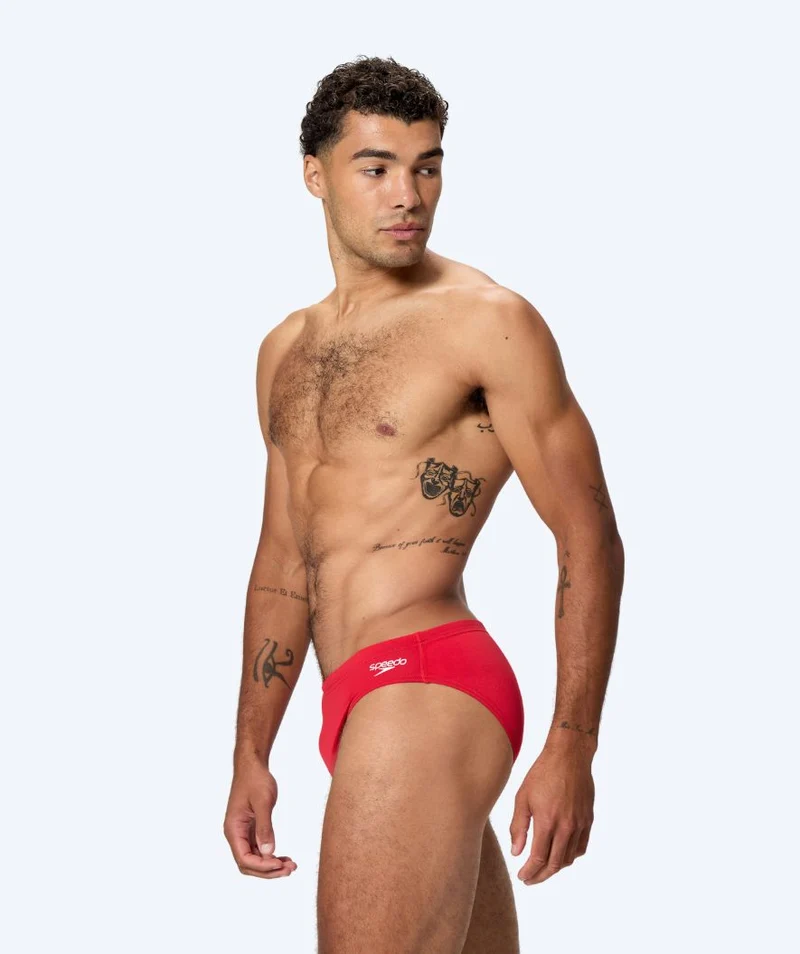 Speedo Badeslip für Herren - Endurance Logo - Rot