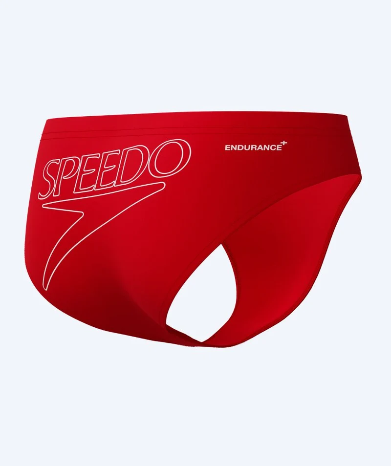 Speedo Badeslip für Herren - Endurance Logo - Rot