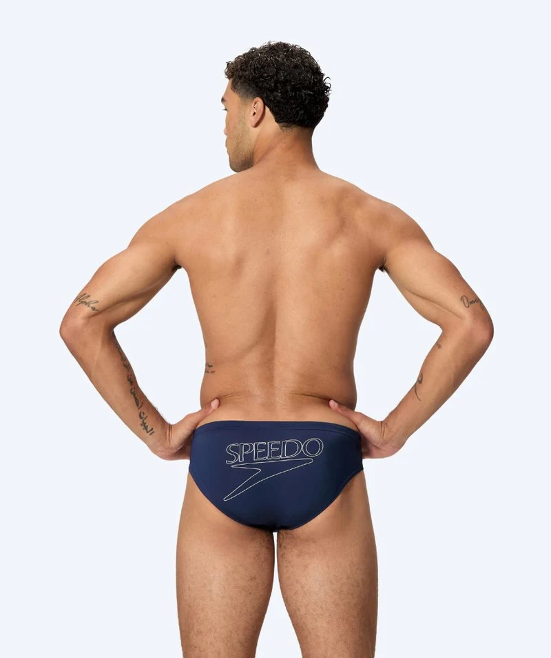 Speedo Badeslip für Herren - Endurance Logo - Dunkelblau