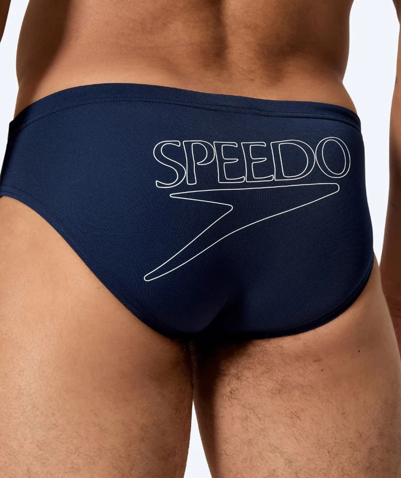 Speedo Badeslip für Herren - Endurance Logo - Dunkelblau