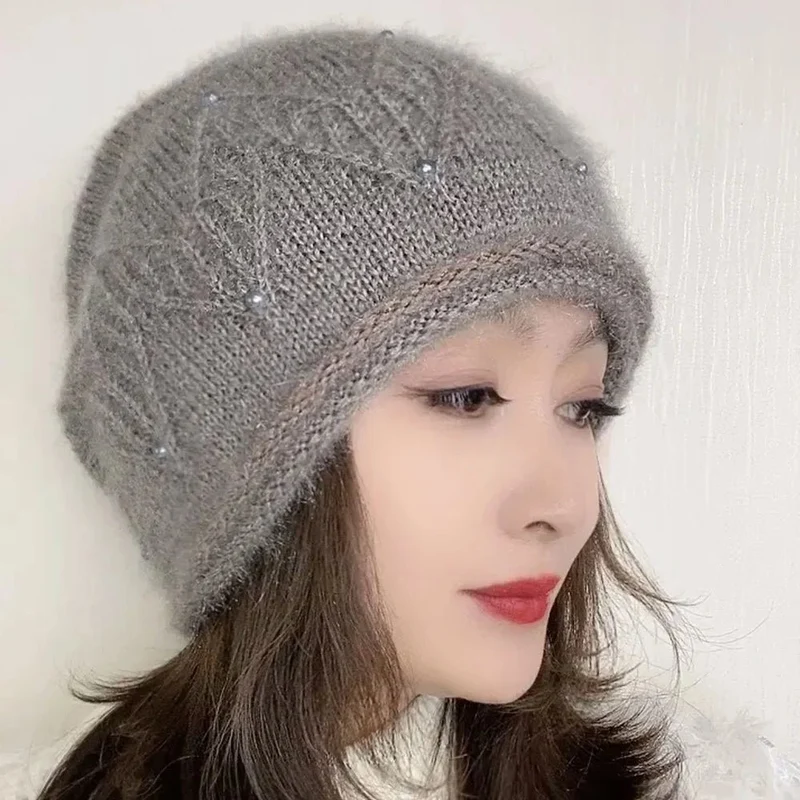 Kuschelige Damen-Winterstrickmütze für ultimative Wärme und Stil