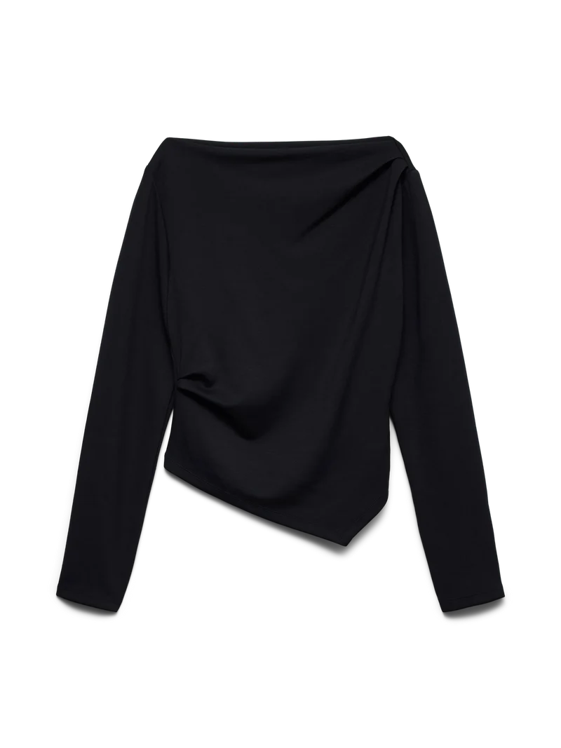 VMMILLE LS BOATNECK SHORT TOP