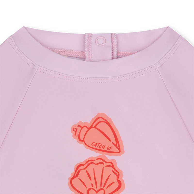 Swimming T-Shirt Short Sleeves - Pink - Coastal Charm