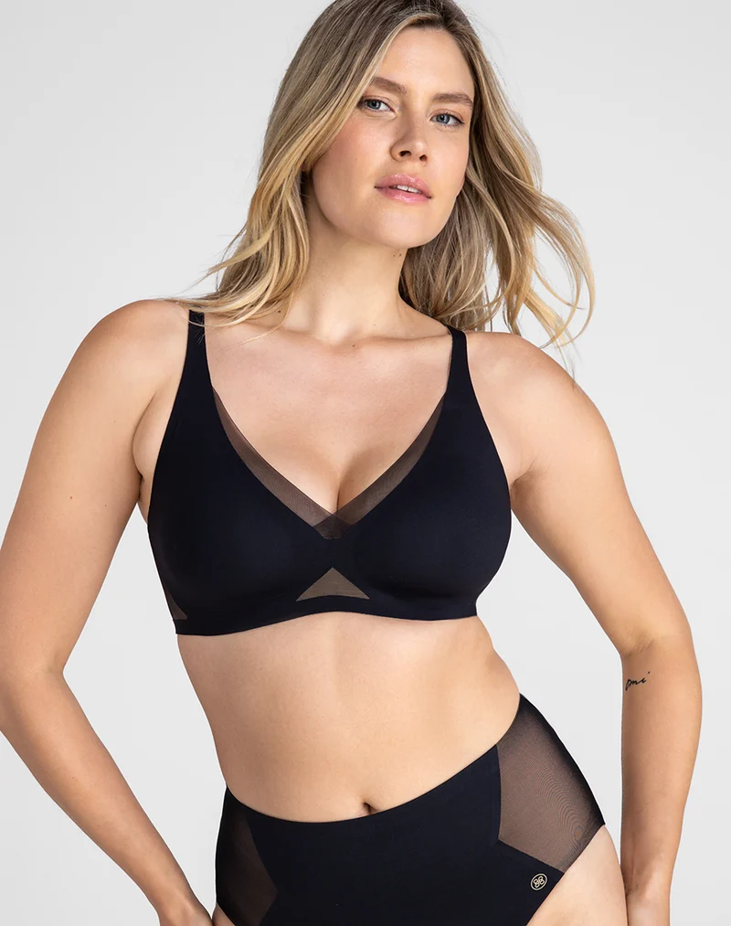 CrossOver V-Neck Bra