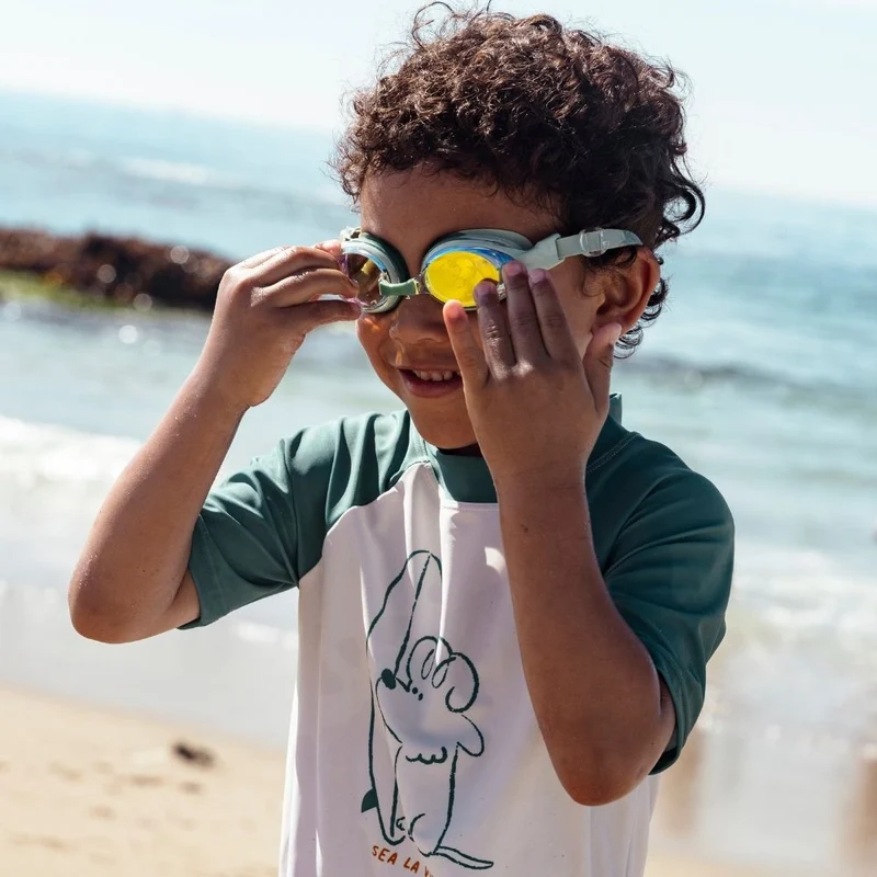 Swimming Goggles - Green - Dog