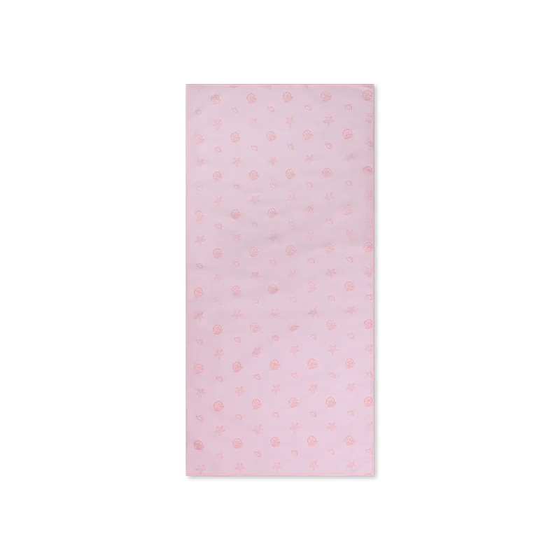 Beach Towel Microfiber - Pink - Shell Tastic - 135 x 65 cm