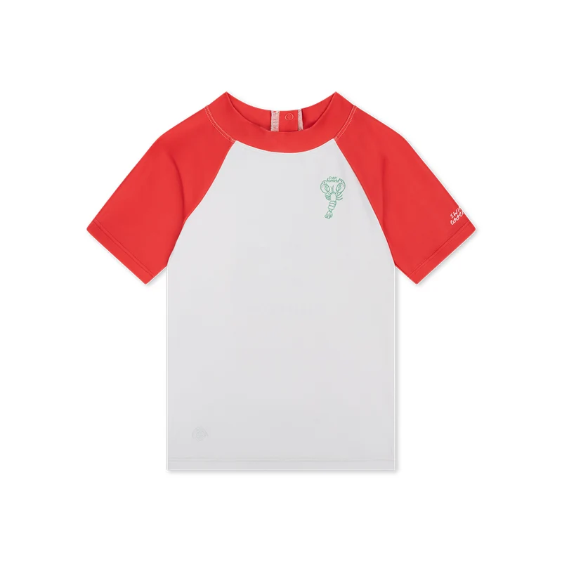 Swimming T-Shirt Short Sleeves - Red - Catch Of The Day