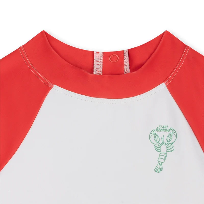 Swimming T-Shirt Short Sleeves - Red - Catch Of The Day
