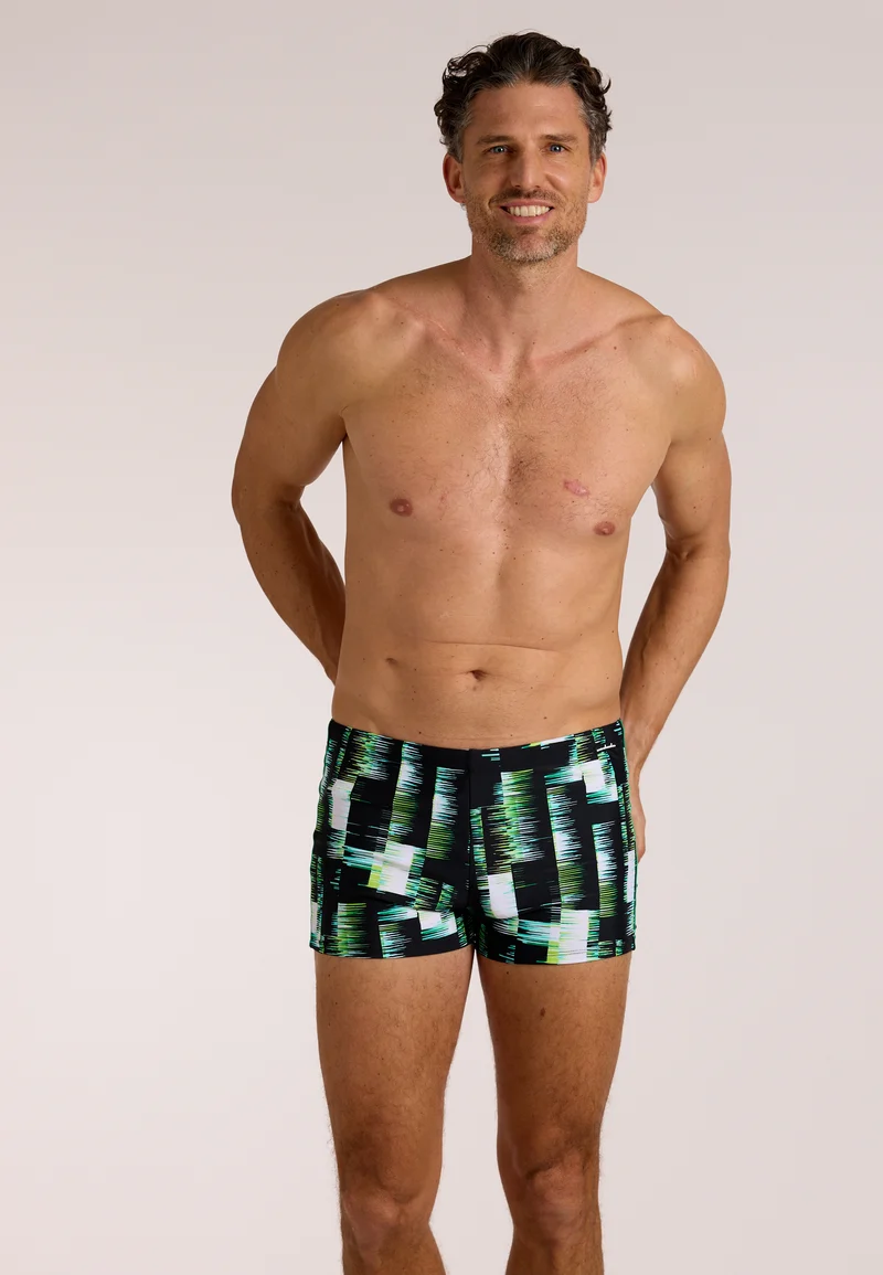 Glitch Print Shorts