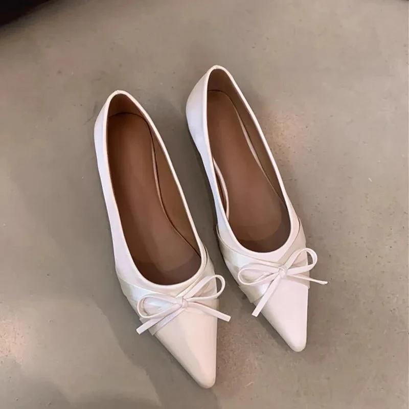 Ballerinas mit spitzer Zehenpartie – Mary Jane Schuhe mit weicher Sohle für Damen