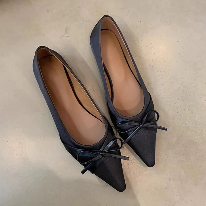 Ballerinas mit spitzer Zehenpartie – Mary Jane Schuhe mit weicher Sohle für Damen